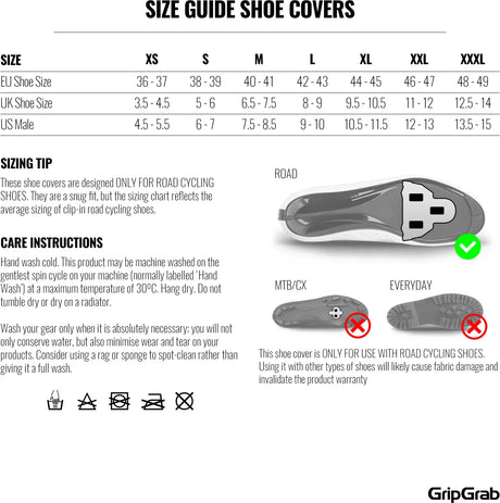 GripGrab Ride Waterproof Road Shoe Covers - Simple Bike Store