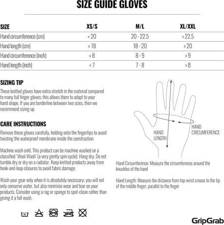 GripGrab Waterproof Knitted Winter Gloves - Simple Bike Store