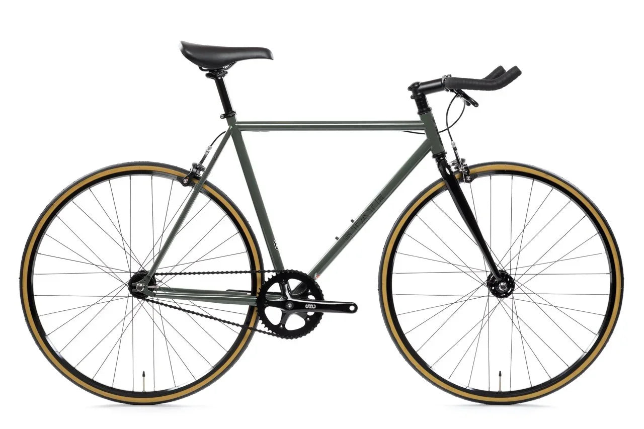 State Bicycles Co. Army Green - 4130 Core - Line - Simple Bike Store