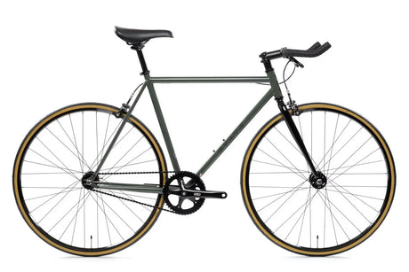 State Bicycles Co. Army Green - 4130 Core - Line - Simple Bike Store