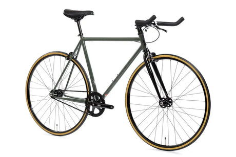 State Bicycles Co. Army Green - 4130 Core - Line - Simple Bike Store