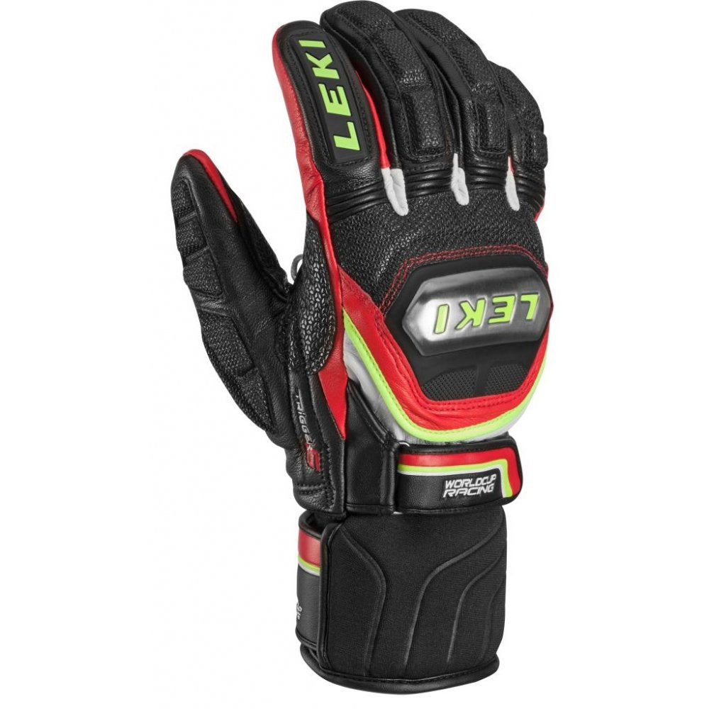 LEKI Gloves WC Race Titanium S Speed Black/Red