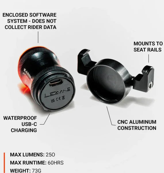 Lezyne Saddle AI Alert 250 - Simple Bike Store