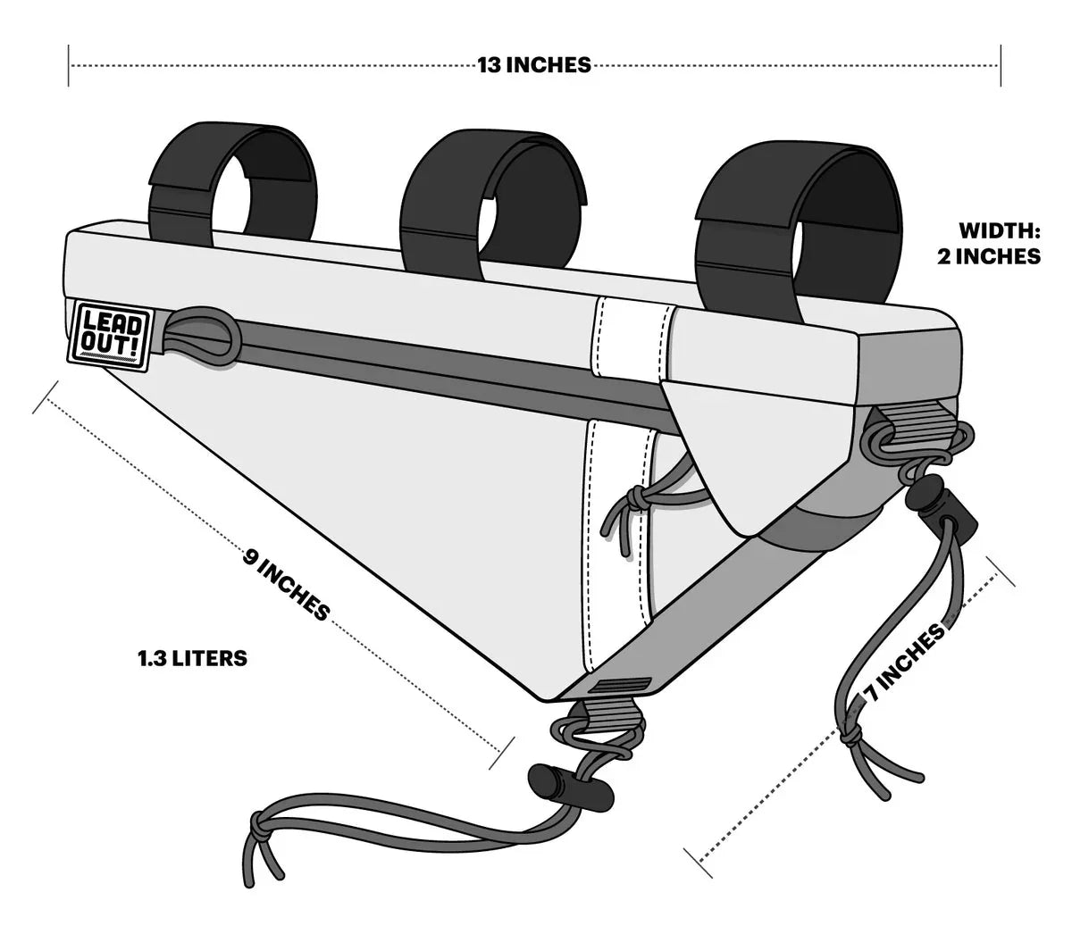 Lead Out Mini Frame Bag - Simple Bike Store