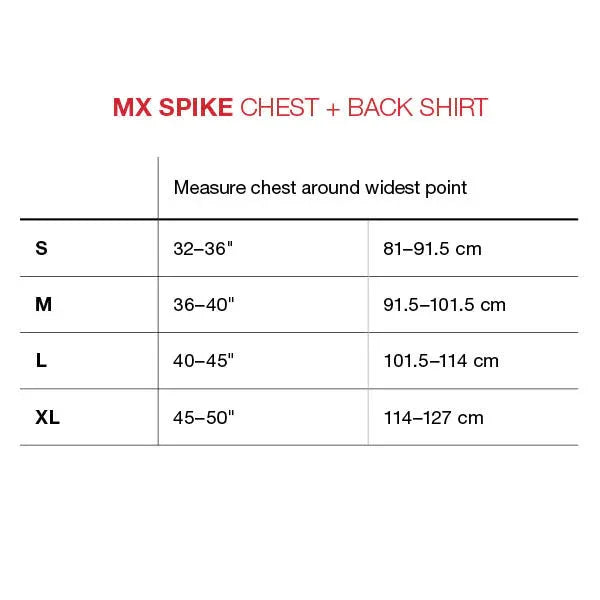 G-Form MX Spike Chest and Back Protector - Simple Bike Store