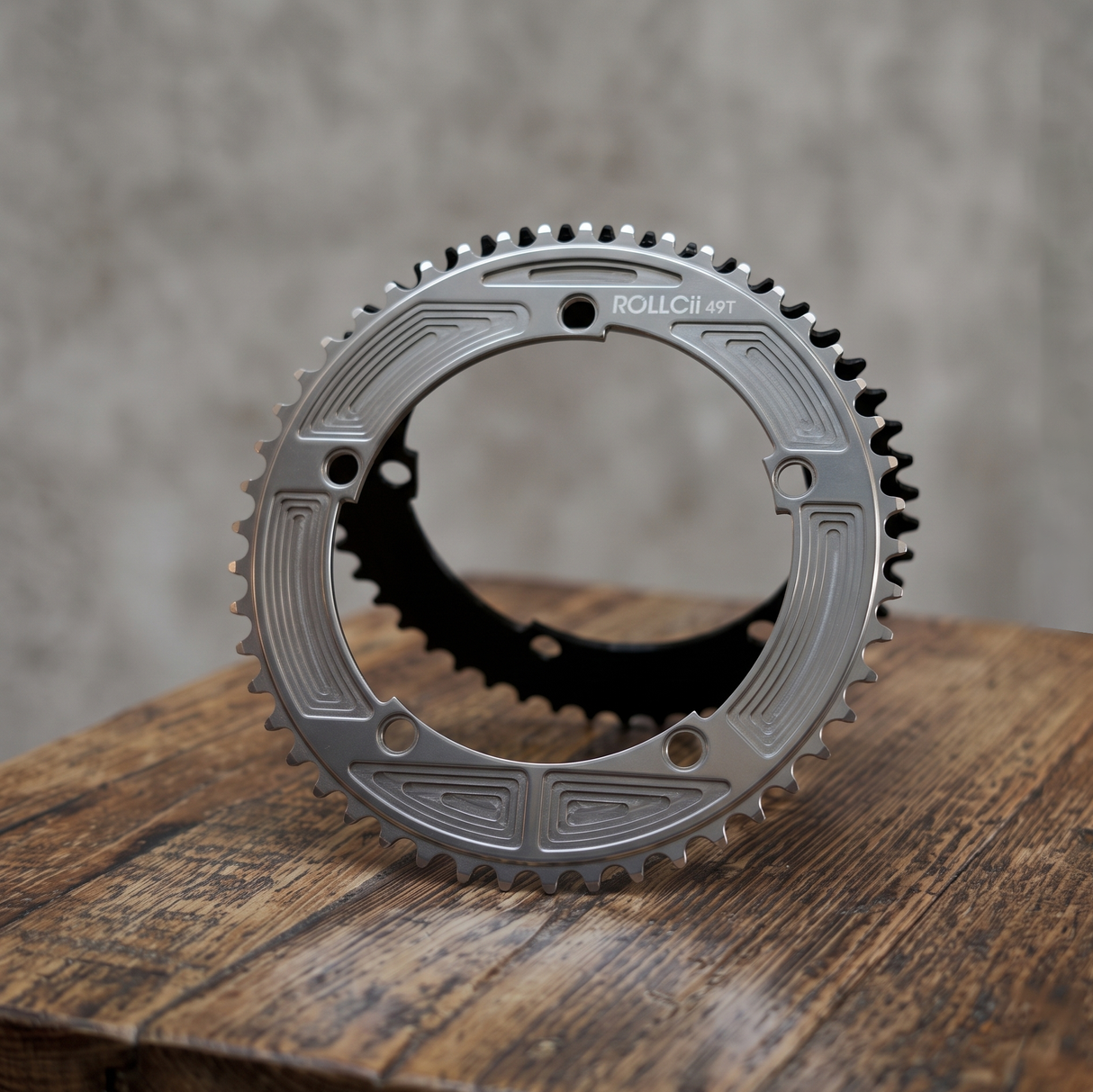 Veloci ROLLCii Gradient Track Chainring BCD144