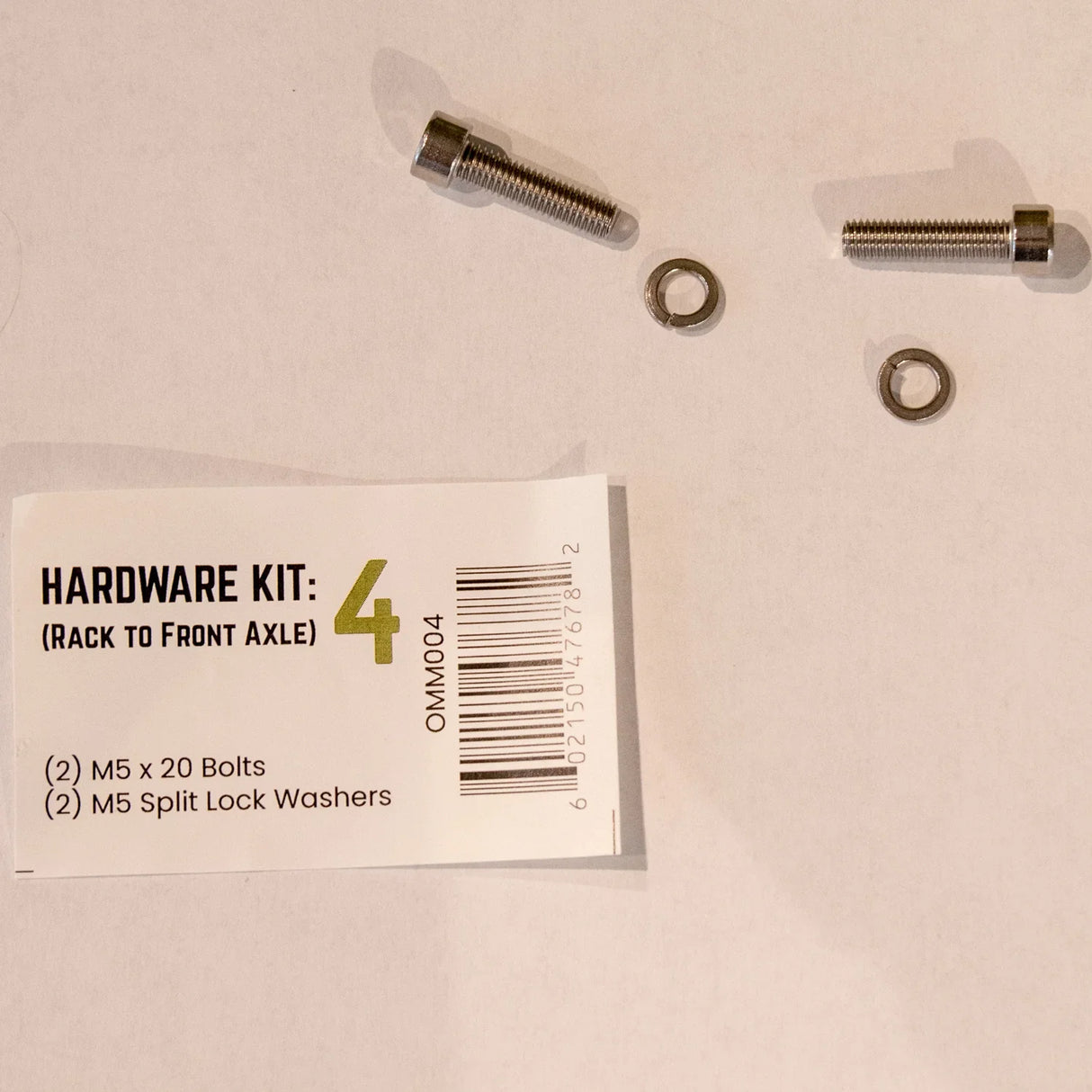 Old Man Mountain Front Axle Hardware - Simple Bike Store