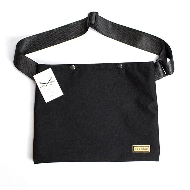Restrap Musette Bag - Black - Simple Bike Store