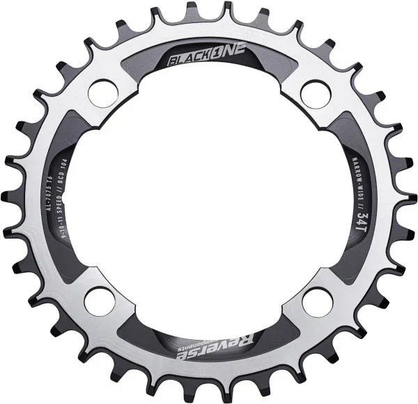 Reverse Chaninring Black One Narrow-Wide - Simple Bike Store