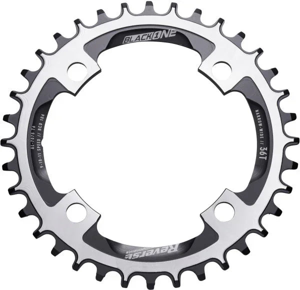 Reverse Chaninring Black One Narrow-Wide - Simple Bike Store