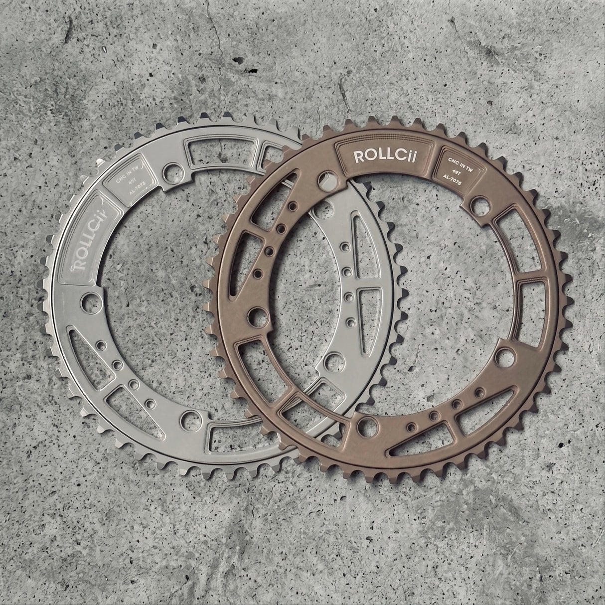 Veloci ROLLCii Rocker Track Chainring BCD144