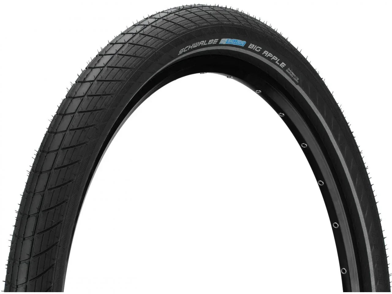 Schwalbe 28-2.15 (55-622) Big Apple K-Guard Gray - Simple Bike Store