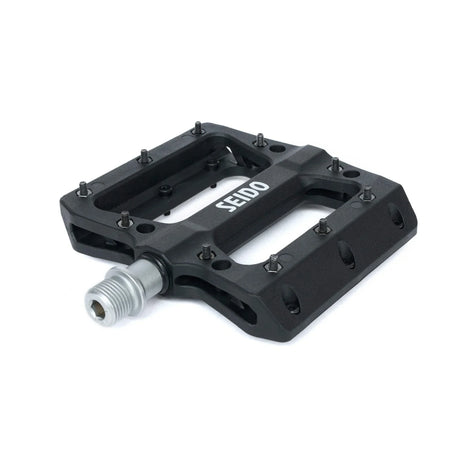 Seido Flanger Pedals Black - Simple Bike Store