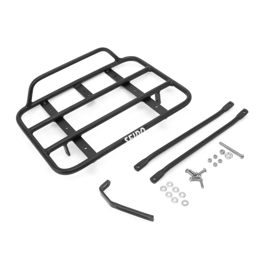 Seido Stage Front Rack Black - Simple Bike Store