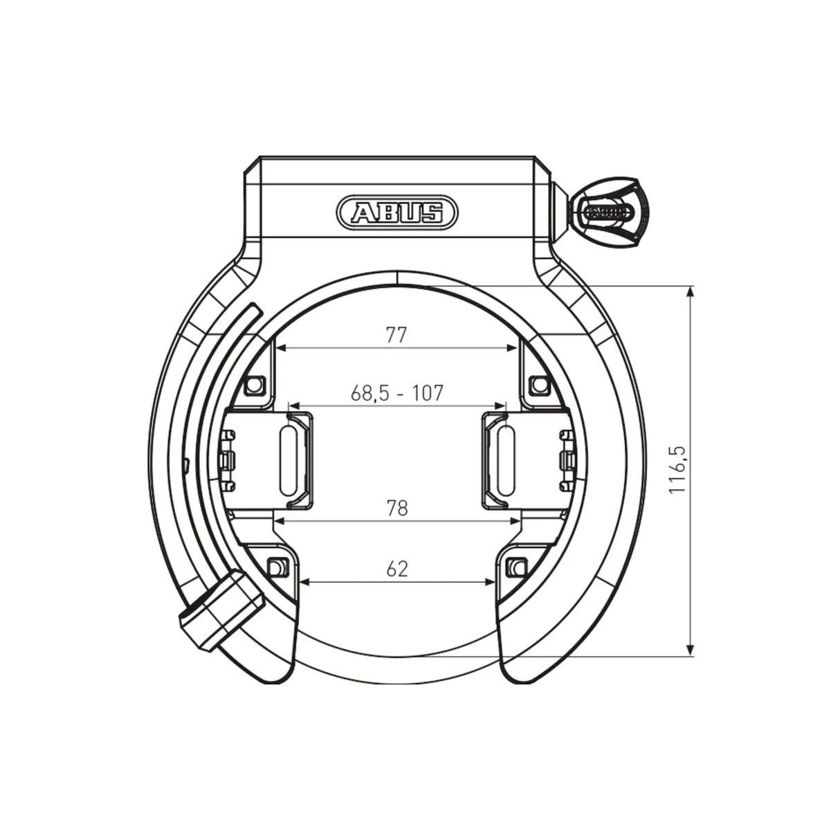 Abus ring lock Xplus 6950M ART 2