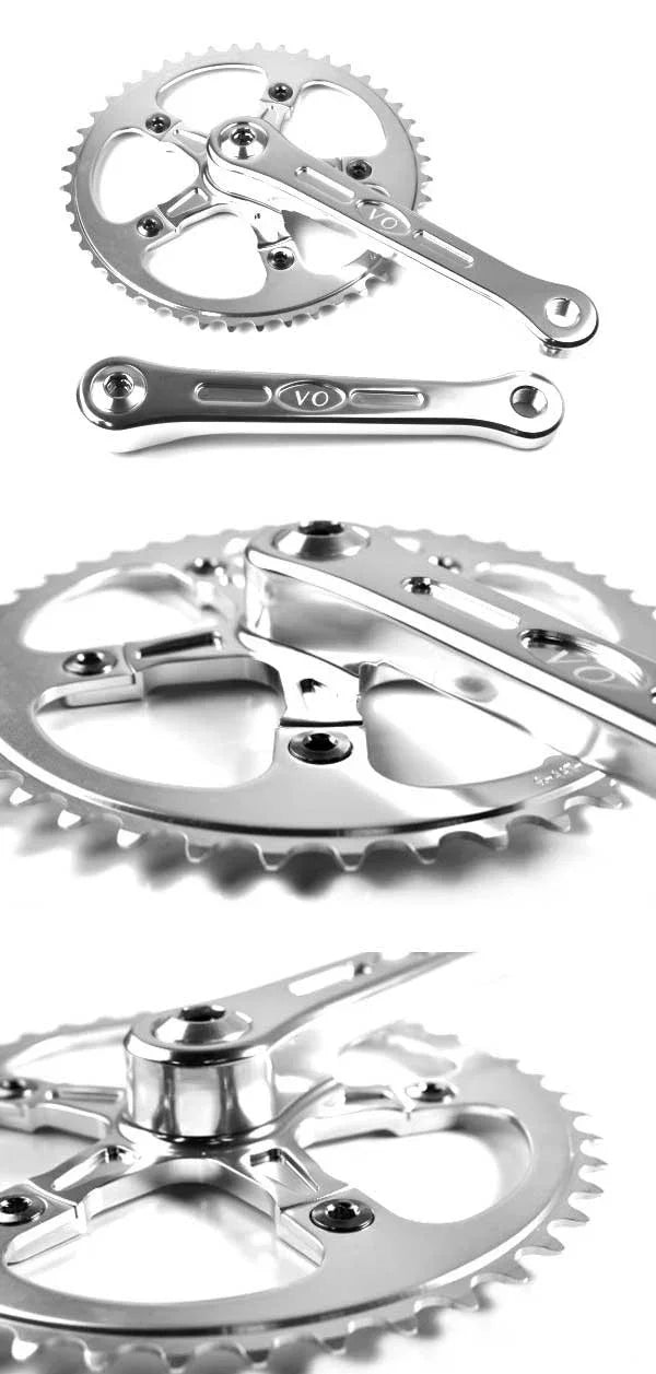 Velo Orange Grand Cru Fluted Single Crankset MK2 - Simple Bike Store