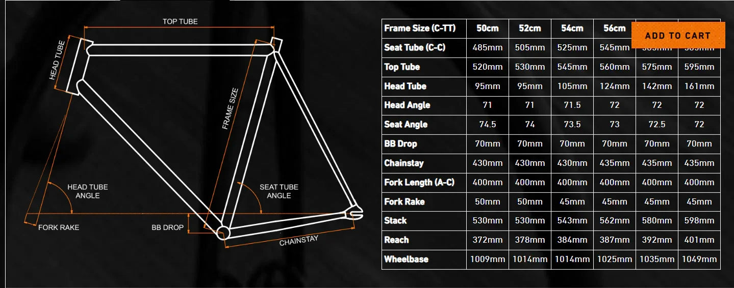 Brother Cycles Kepler Frameset 2024 - Simple Bike Store