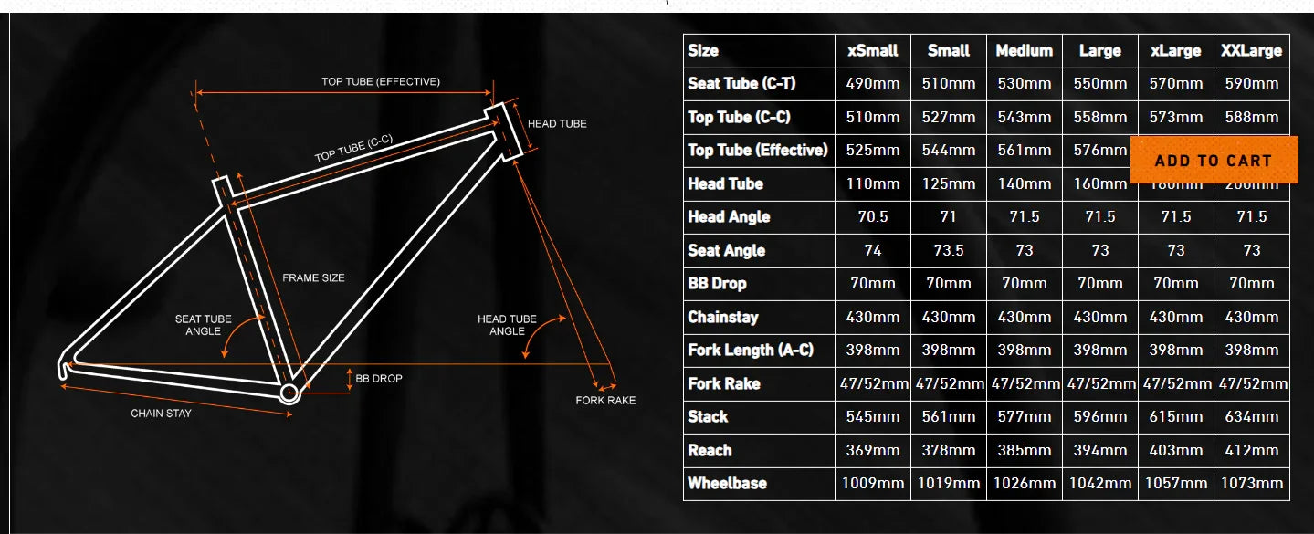Brother Cycles Mehteh Frameset Tequila Sunrise - Simple Bike Store