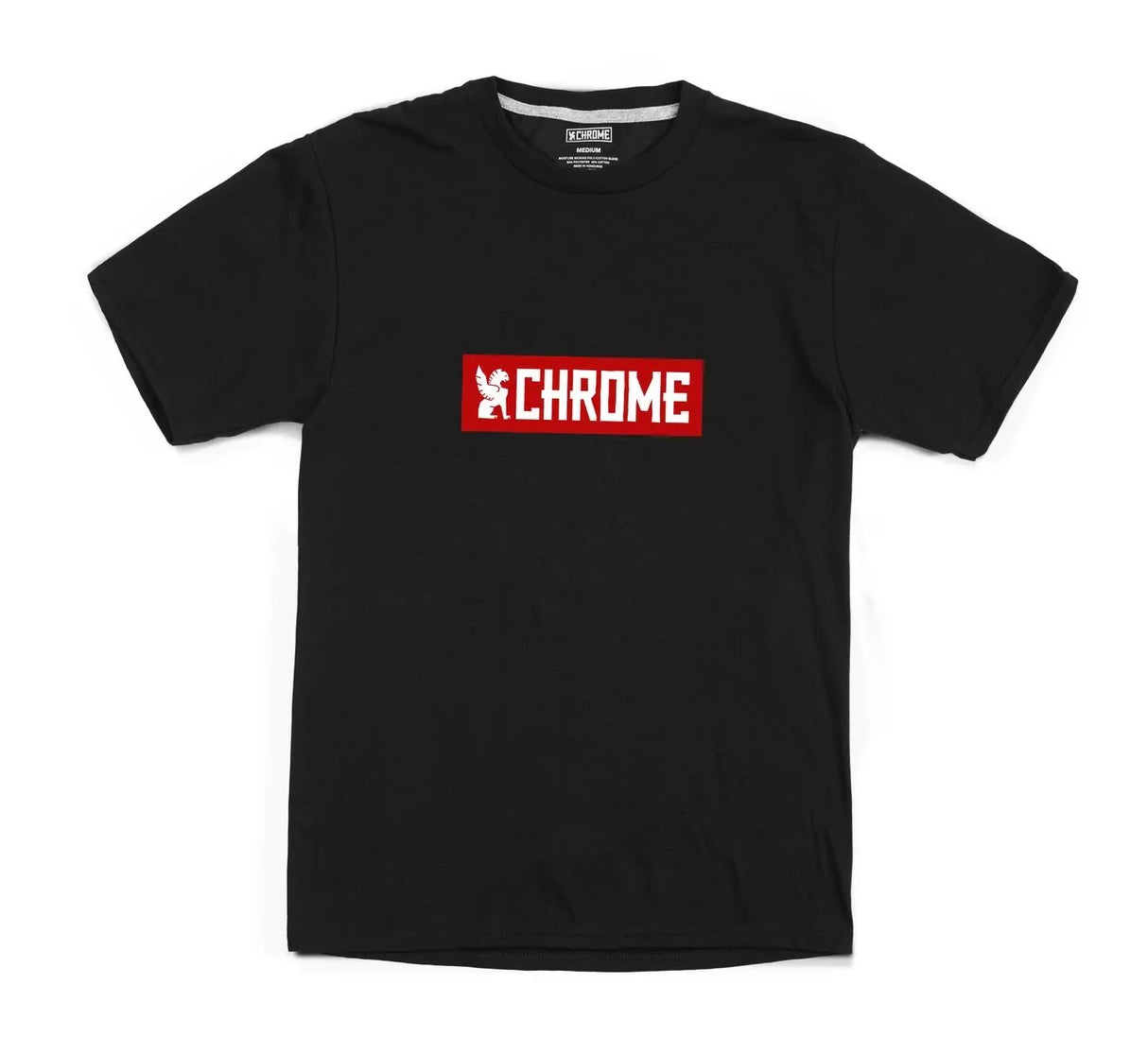 Chrome Industries Horizontal Red Logo Teeshirt - Simple Bike Store