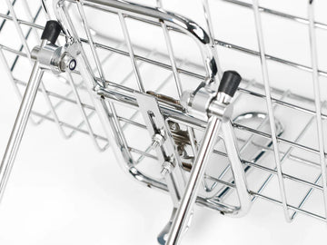 BLB Rack & Basket Combo Chrome - Simple Bike Store