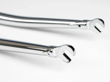 BLB Flat Crown Fork Chrome - Simple Bike Store