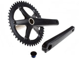 BLB Notorious Track Crankset - Black - Simple Bike Store