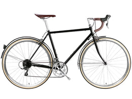 6KU Troy 16spd City Bike - Del Rey Black - Simple Bike Store