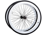 6KU Wheelset 700C White - Simple Bike Store