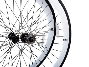 6KU Wheelset 700C White - Simple Bike Store