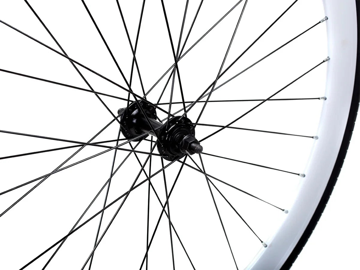 6KU Wheelset 700C White - Simple Bike Store