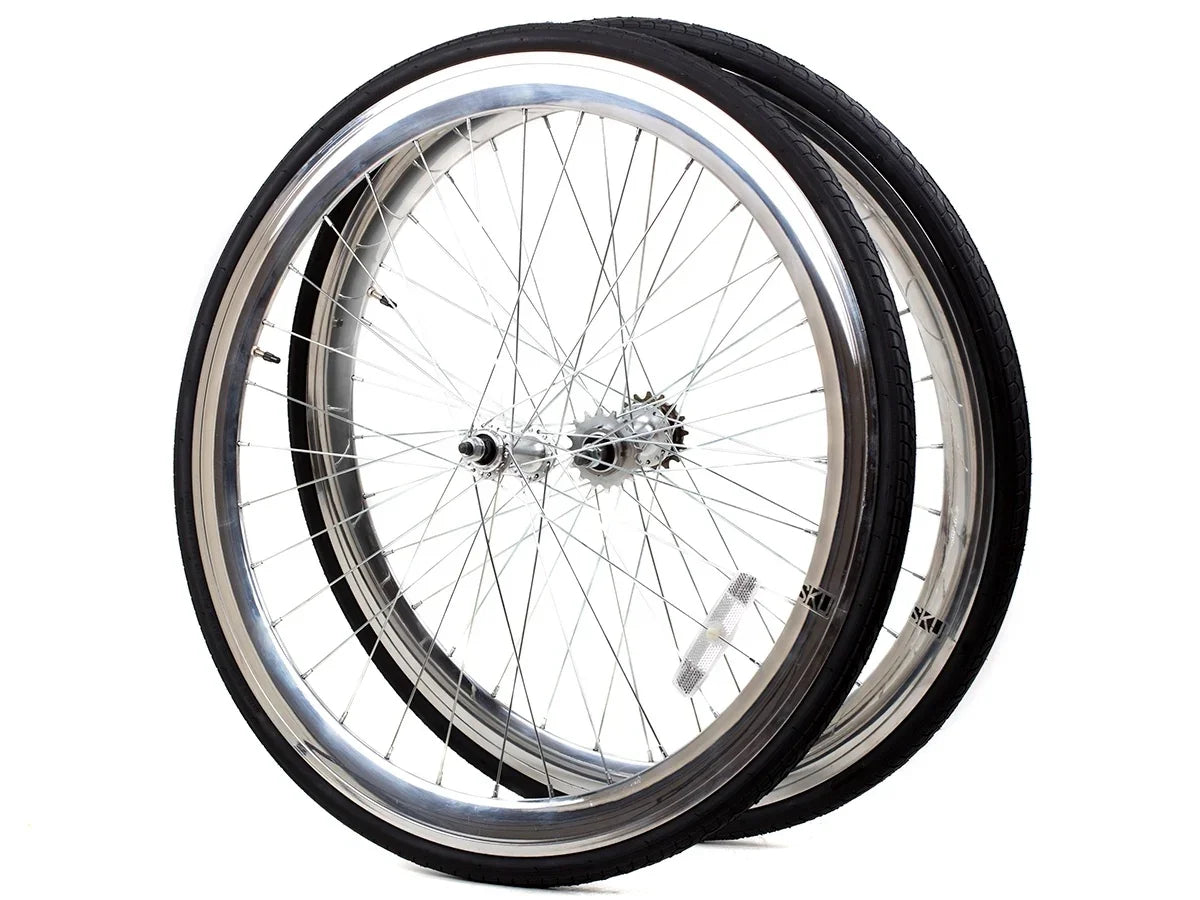 6KU Wheelset 700C Silver - Simple Bike Store