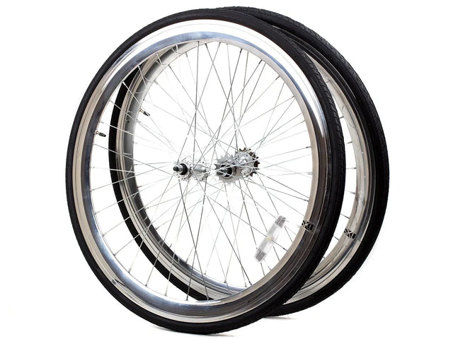 6KU Wheelset 700C Silver - Simple Bike Store