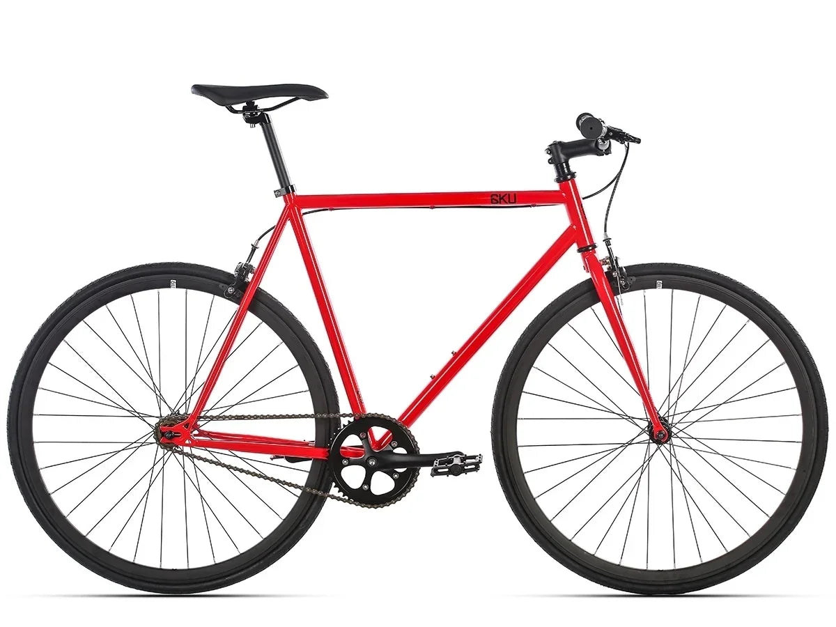 6KU Fixie Single Speed Bike Cayenne – Simple Bike Store