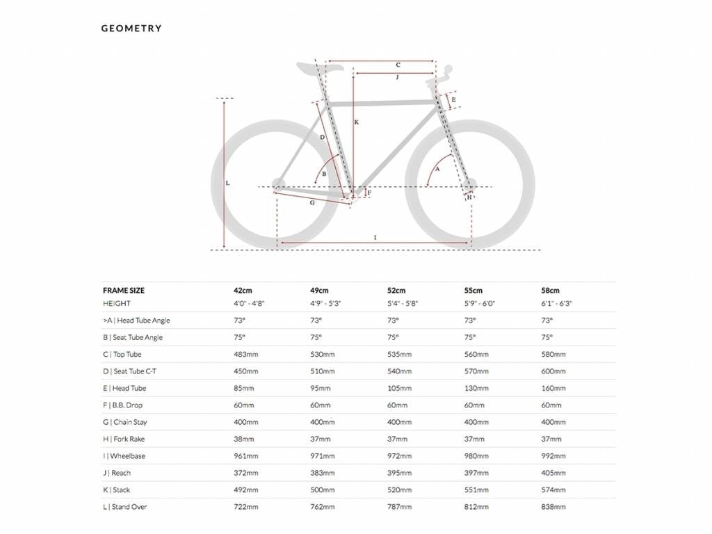 6KU Fixie & Single Speed Bike - Concrete - Simple Bike Store