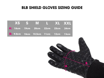 BLB Shield Cycling Gloves - Notorious - Simple Bike Store