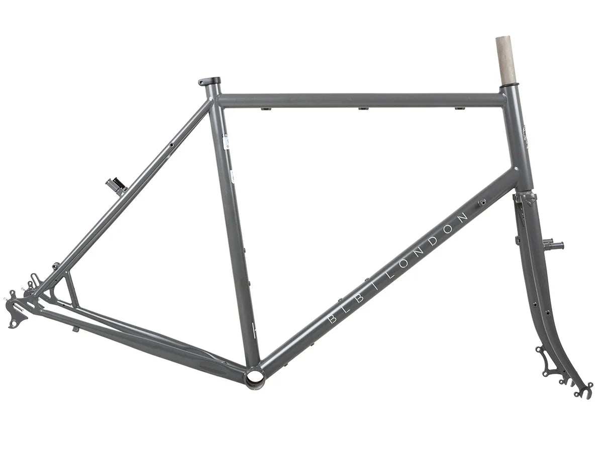 BLB Hitchhiker Frameset - Satin TI Grey - Simple Bike Store