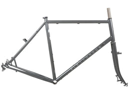 BLB Hitchhiker Frameset - Satin TI Grey - Simple Bike Store