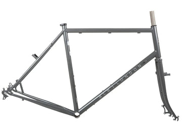 BLB Hitchhiker Frameset - Satin TI Grey - Simple Bike Store