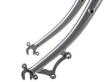 BLB Hitchhiker Frameset - Satin TI Grey - Simple Bike Store