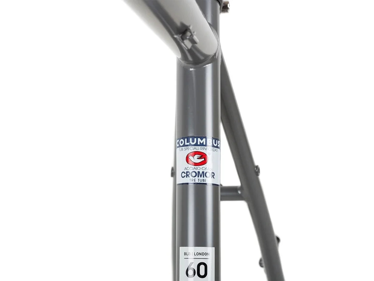 BLB Hitchhiker Frameset - Satin TI Grey - Simple Bike Store