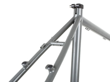 BLB Hitchhiker Frameset - Satin TI Grey - Simple Bike Store