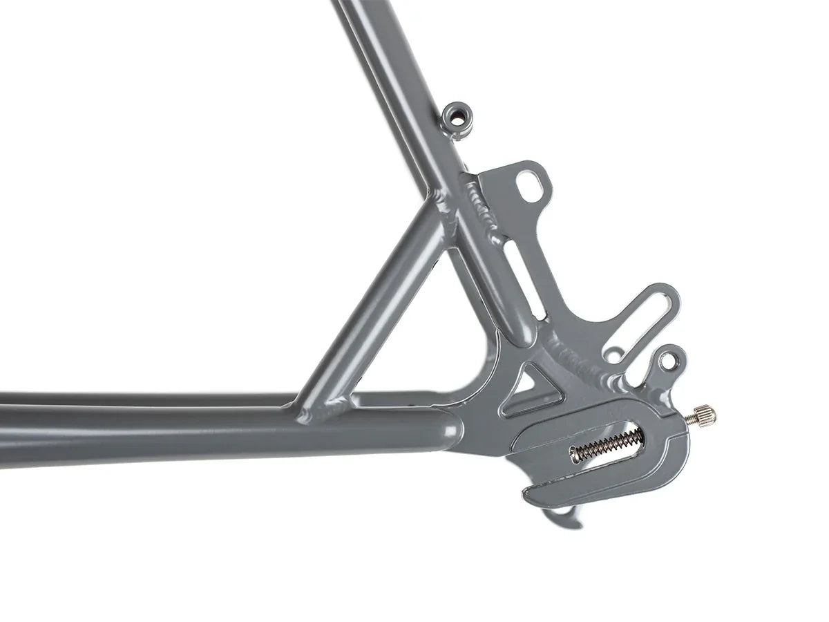 BLB Hitchhiker Frameset - Satin TI Grey - Simple Bike Store