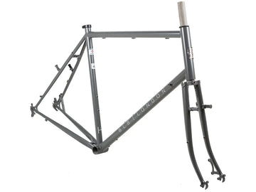 BLB Hitchhiker Frameset - Satin TI Grey - Simple Bike Store