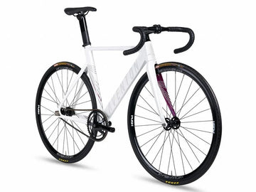 Aventon Mataro Fixie & Single speed Bike - White - Simple Bike Store