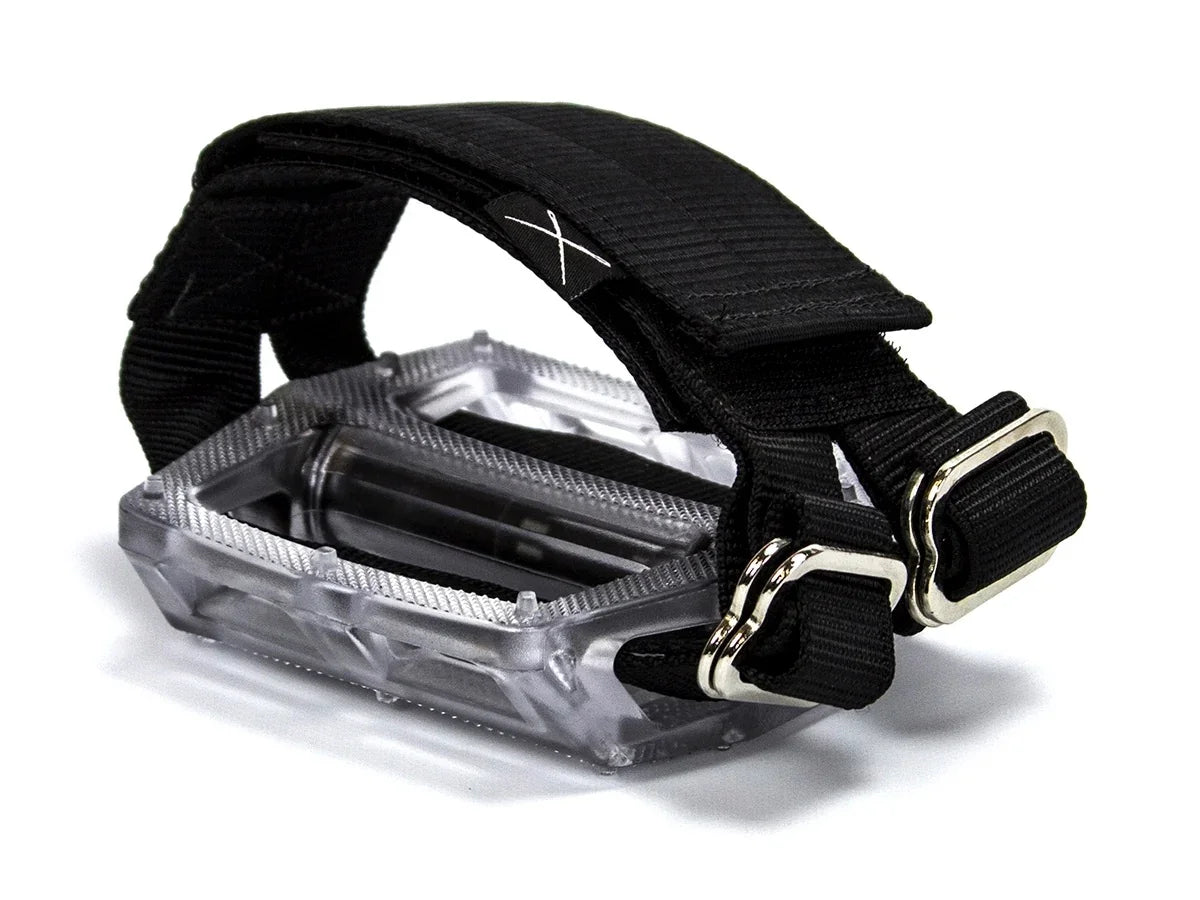 Restrap Horizontal Pedal Straps - Black - Simple Bike Store