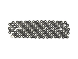 Izumi Jet Black Track Chain - Silver - Simple Bike Store