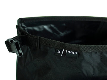 Restrap 14L Double Roll Dry Bag - Black - Simple Bike Store