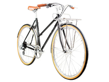 BLB Butterfly 8spd Town Bike - Black - Simple Bike Store