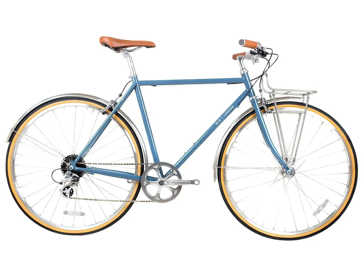 BLB Beetle 8spd Town Bike - Moss Blue - Simple Bike Store