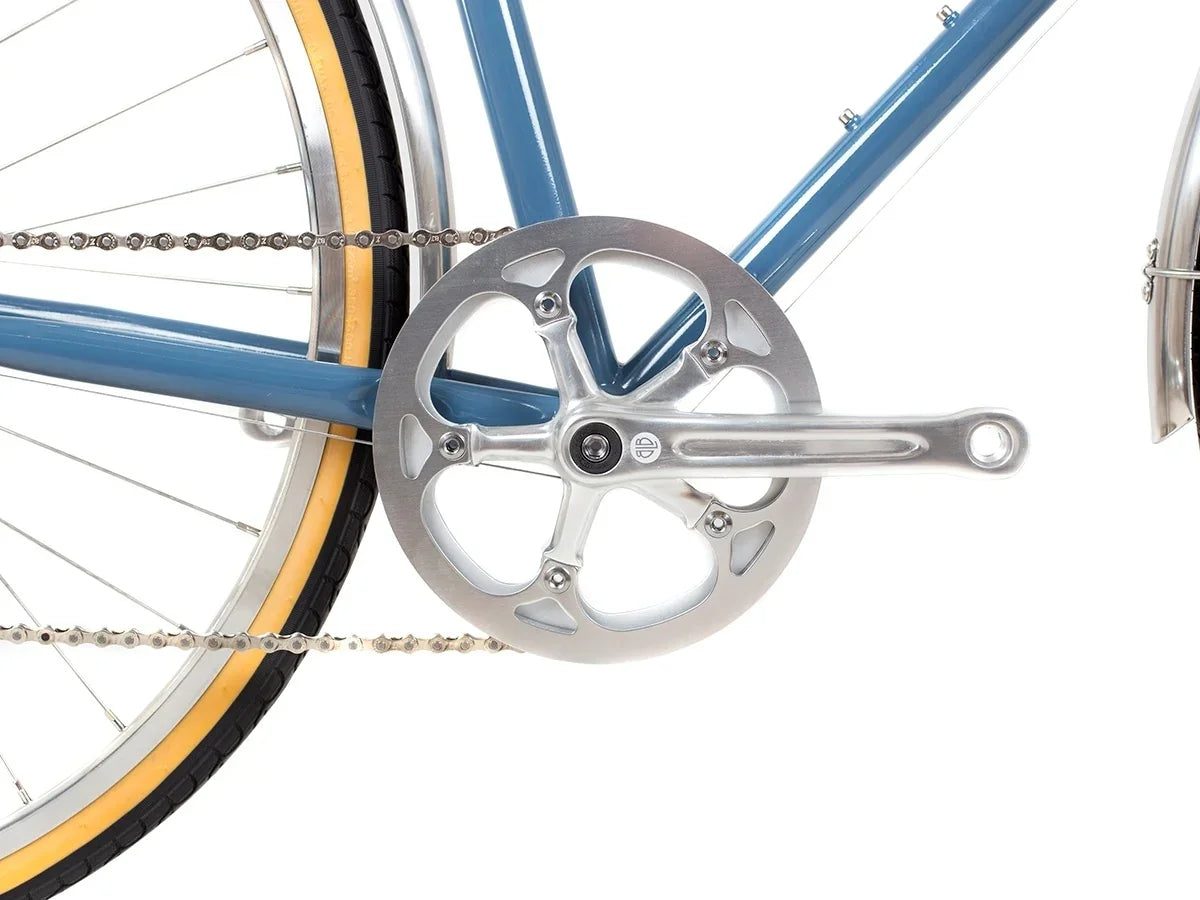 BLB Beetle 8spd Town Bike - Moss Blue - Simple Bike Store